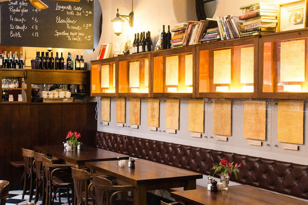 The Poetry Wall at the Farmgate Café Cork